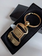 Piękny złocony BRELOK AUTKO do kluczy samochodowych Nowy