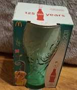 Zielona szklanka Coca-Cola wydana na 125 lecie firmy