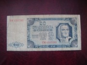 POLSKA Banknot 20 zł 1948 r. seria FM