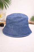 Kapelusz Bucket Hat Jeansowy Niebieski Unisex Modny Lato