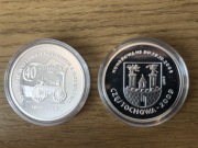 40 Częstochów. Moneta srebrna. Ag 500, 14,14g