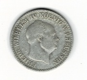 KRÓLESTWO PRUS  2 1/2 srebrnego grosza 1859 srebro NISKI NAKŁAD stan