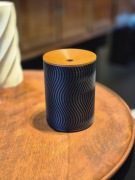 Pojemnik / popielniczka IQOS TEREA HEETS 3D – czarny, brązowa pokrywka