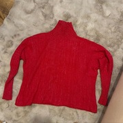 Czerwony golfik damski 