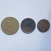 Monety, Filipiny 5 peso 2014, 1 peso 2013, 50 centymów 1981