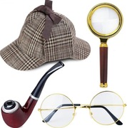 PRZEBRANIE SHERLOCK HOLMES DLA MĘŻCZYZN DETEKTYW  KARNAWAŁ