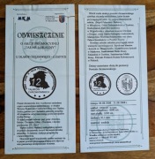 folder obwieszczenie 12 Talarów Chrzanowskich 2008