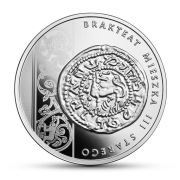 Moneta 10 zł - Brakteat Mieszka III - Historia monety polskiej - 2014 rok