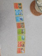 Karty pokemon charmander, grookey specialne