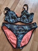 Strój kąpielowy bikini dwuczęściowy bravissimo fiszbiny 75F M 38 zestaw