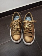 Sneakersy Puma Basket złote 38,5