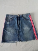 Zara Kids młodzieżowa krótka spódniczka jeans r 164 pas 70cm.