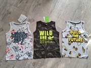 T-shirty/ koszulki chłopięce bez rękawów - ROZM 116