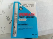Marker olejowy Snowman gruby 1,5-3mm biały
