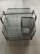 Segregator na dokumenty, listy Ikea + koszyczek na pisaki gratis