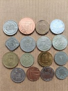 Zestaw monet ze świata Antyle holenderskie Syria Rosja i inne 