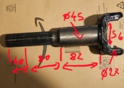 Oryginał Półoś napędowa New Holland T6 T7 T6000 CASE Maxxum 84201726 CNH