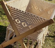 Makrami kołyska dla dzieci .