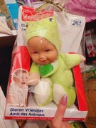 Śliczna Lalka bobas 24m+ miękka żabka żaba