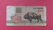 Białoruś 100 rubli 1992