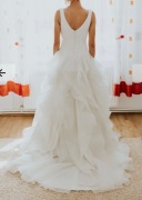 Suknia Slubna z falbanami