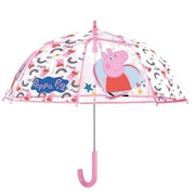 Parasol automatyczny dla dzieci z motywem Świnki Peppy