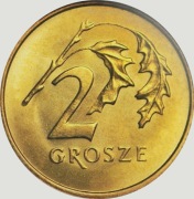 2 gr grosze 1998 Mennicze