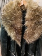 Kurtka eko skóra z futerkiem 