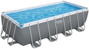 Prostokątny basen stelażowy Power Steel 4,88 x 2,44 x 1,22 m BESTWAY 56670