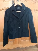 Czarna wygodna marynarka damska