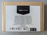Amazon Basics Kabel Przewód DisplayPort do DisplayPort 0.9m