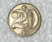 Moneta 20 HALERZY 1982 Czechosłowacja 