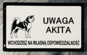 Uwaga zły pies Akita, Jack Russell terrier, bandog