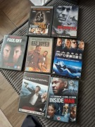 Zestaw filmów sensacyjnych na DVD. 7 sztuk