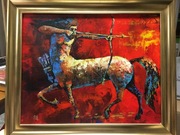 centaur, strzelec olej płótno