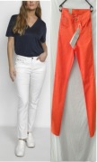 spodnie damskie cream denim Lolita CR Planin Twill-Coco Fit r. 24 orange