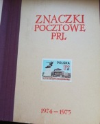 Klaser jubileuszowy TOM XI 1974 - 1975r znaczki 2x niestemplowane