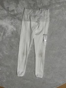 Zara spodnie bryczesy jazda konna białe 128 8 lat modne