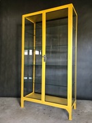 Szafa metalowa LOFT lekarska medyczna witryna szklana industrialna