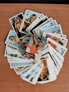 Kolekcjonerskie karty do gry Rapport Strip modelki vintage unikat