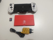 Nintendo Switch Oled Red Mario Edition + kontroler RGB + Gra