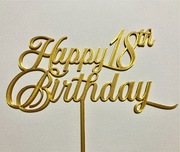 Topper na tort 18 urodziny