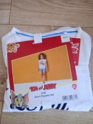 Dziewczęca piżamka bawełniana Tom and Jerry rozmiar 98/104