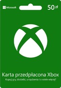 karta poodarunkowa xbox o wartosci 50zl