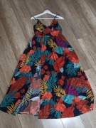 SHEIN sukienka maxi w tropikalne wzory 