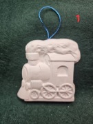 Bombki gipsowe 9 wzorów do wyboru 5  x 5 hand made