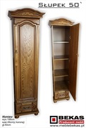 Słupek 50` Pół szafa Dąb Rusykalny Regał BEKAS Producent Mebli
