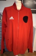 CZERWONA KURTKA ADIDAS | BOMBERKA | ROZMIAR XL