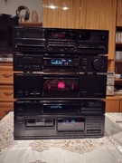 Wieża Kenwood 5 segmentów.oryginalny pilot i komp.instrukcji