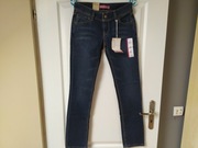Jeansy damskie Levi's 571 granatowe roz 1